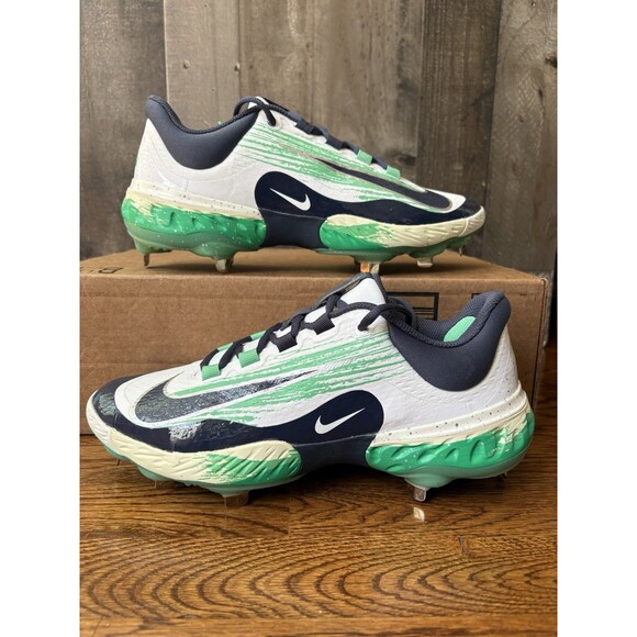 Nike Alpha Huarache Elite Low 4 Baseball Cleats Mens Sz 10 Fathers Day 2024 PE main image 8
